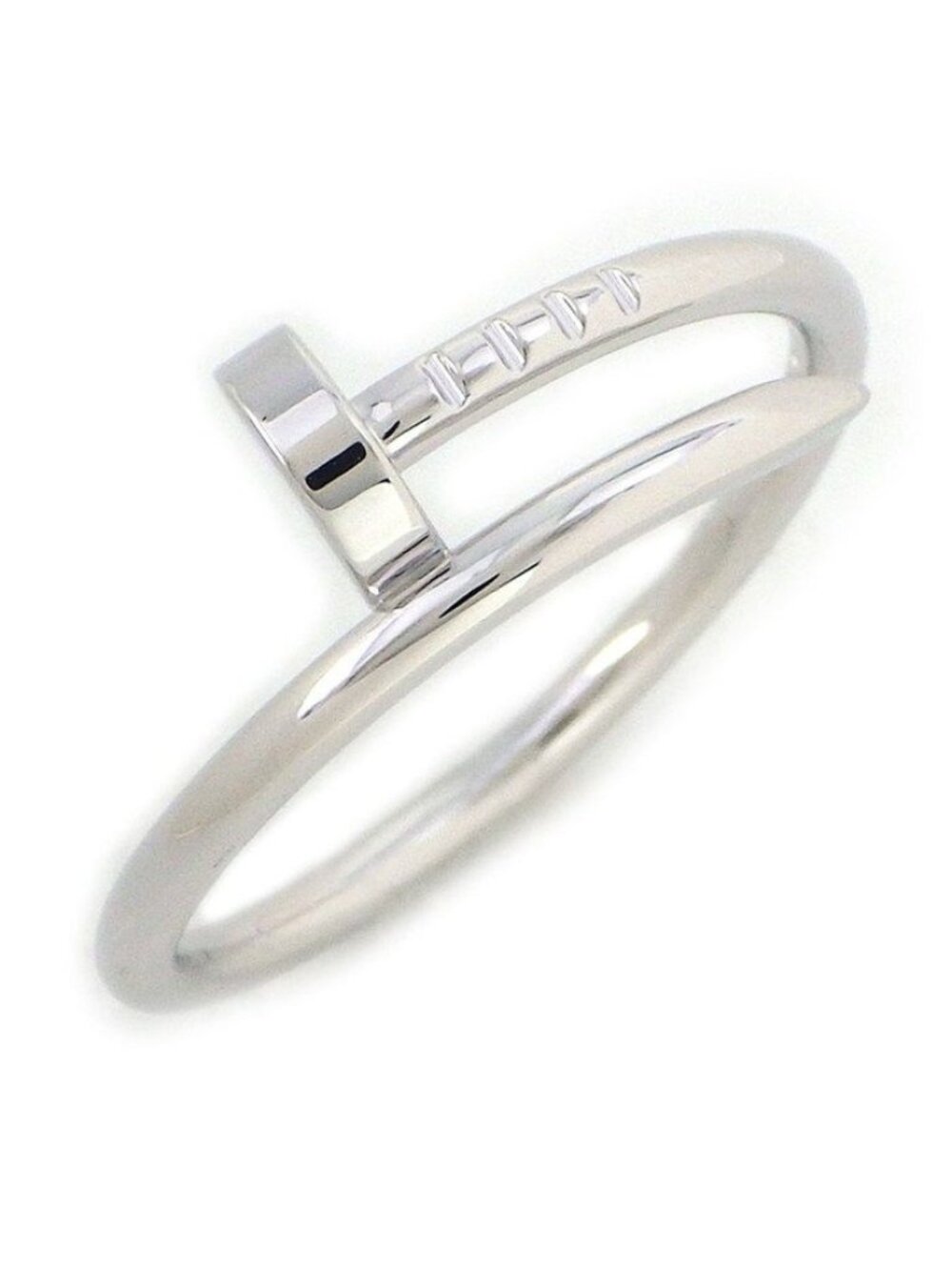 Cartier Ring Juste un Clou Small Model SM Nail Motif 18k White Gold